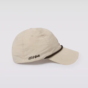 C LOGO NYLON TWILL CAP