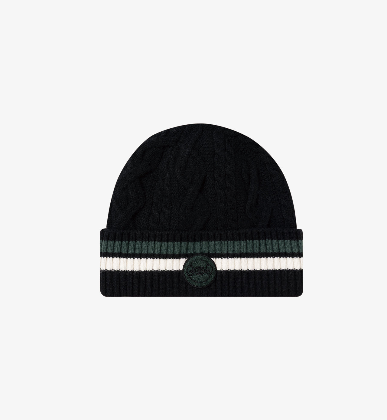 CABLE KNIT BEANIE
