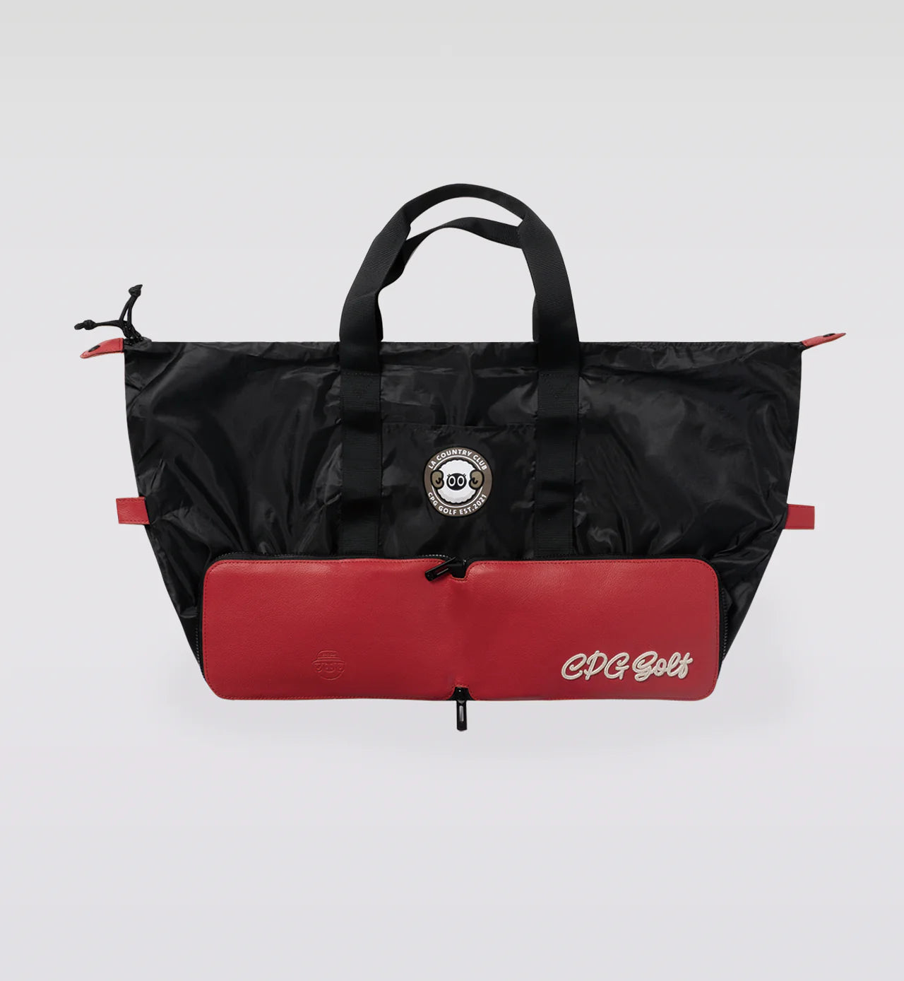 CPG GOLF レッドチェック カートバッグ、トートバッグの2点 CPG GOLF レッドチェック カートバッグ、トートバッグの2点 GOLF CPG