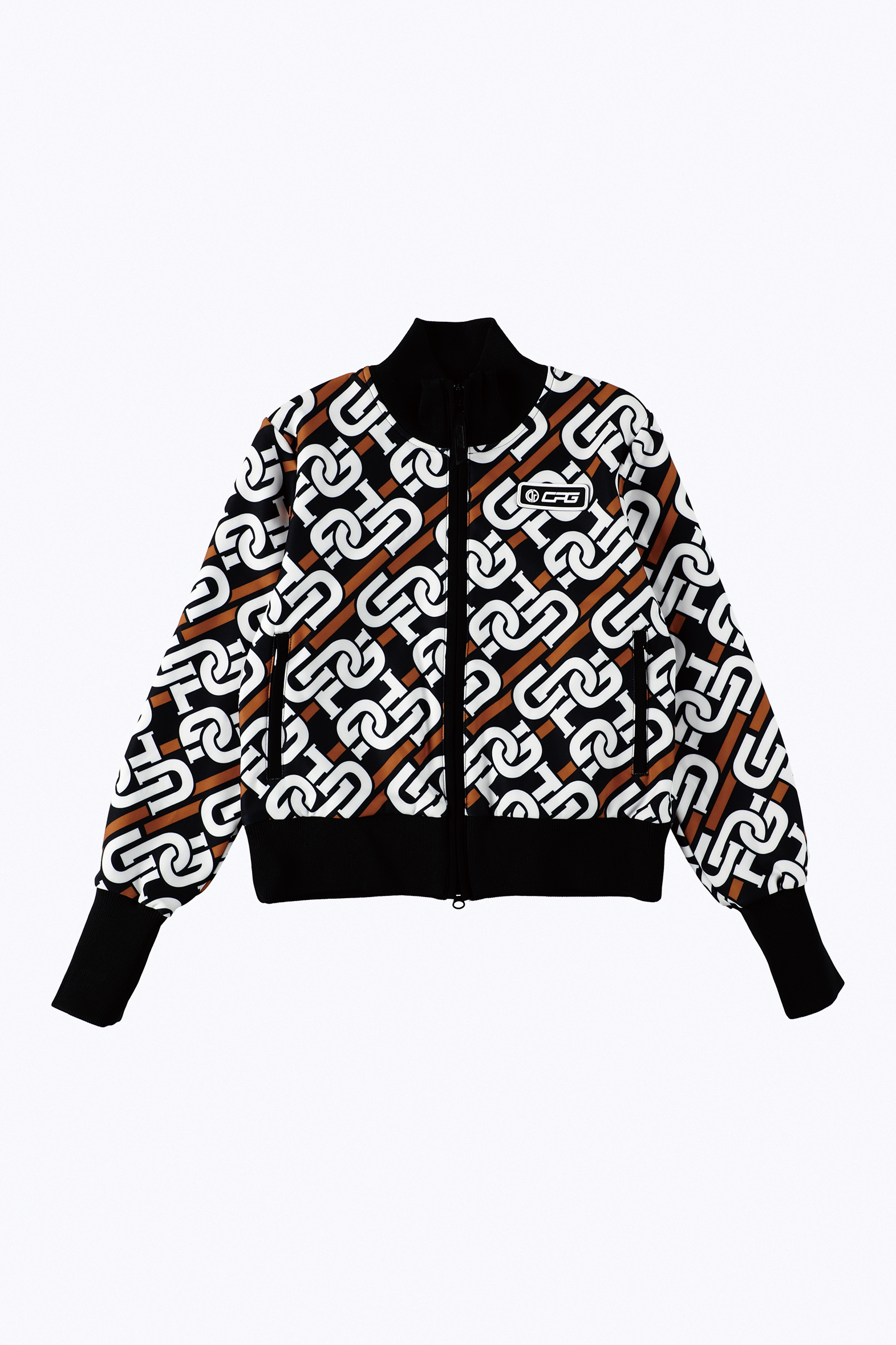 【Sample】チェーンロゴグラフィカルブルゾン