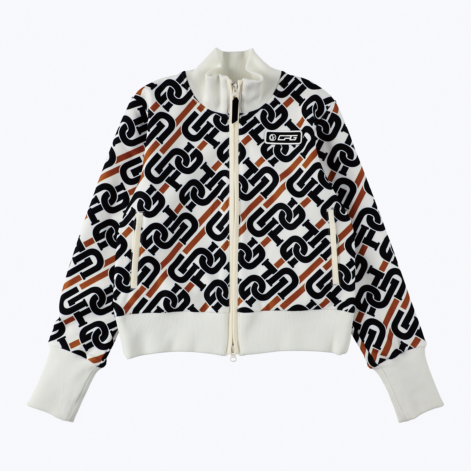 chain logo graphical blouson（チェーンロゴグラフィカルブルゾン） -sample-
