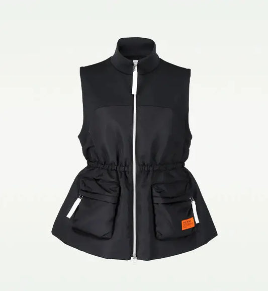 【Sample】NO SLEAVE RIB BLOUSON