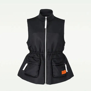 【Sample】NO SLEAVE RIB BLOUSON