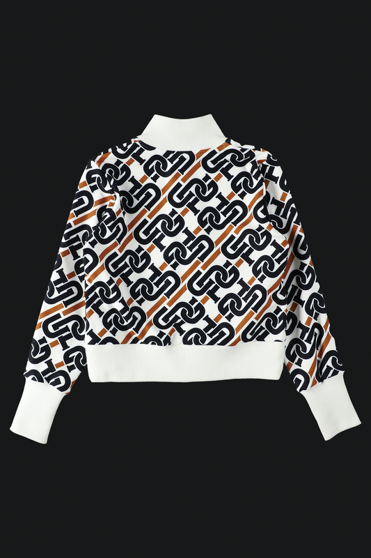 chain logo graphical blouson（チェーンロゴグラフィカルブルゾン）