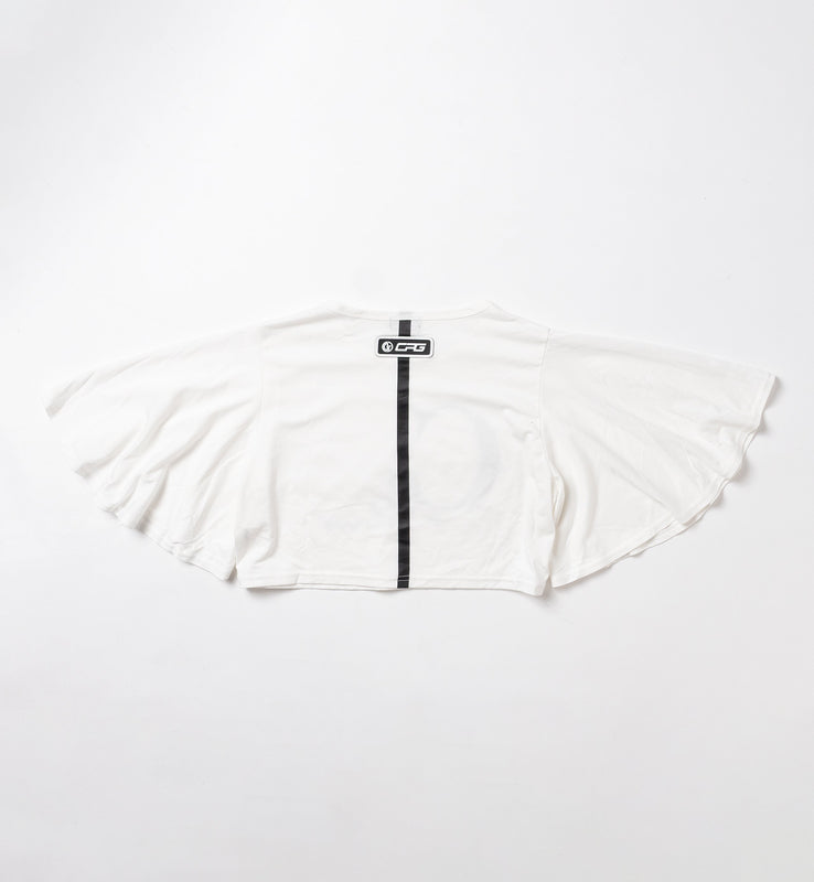 クロップド袖フレアシャツ-SAMPLE-