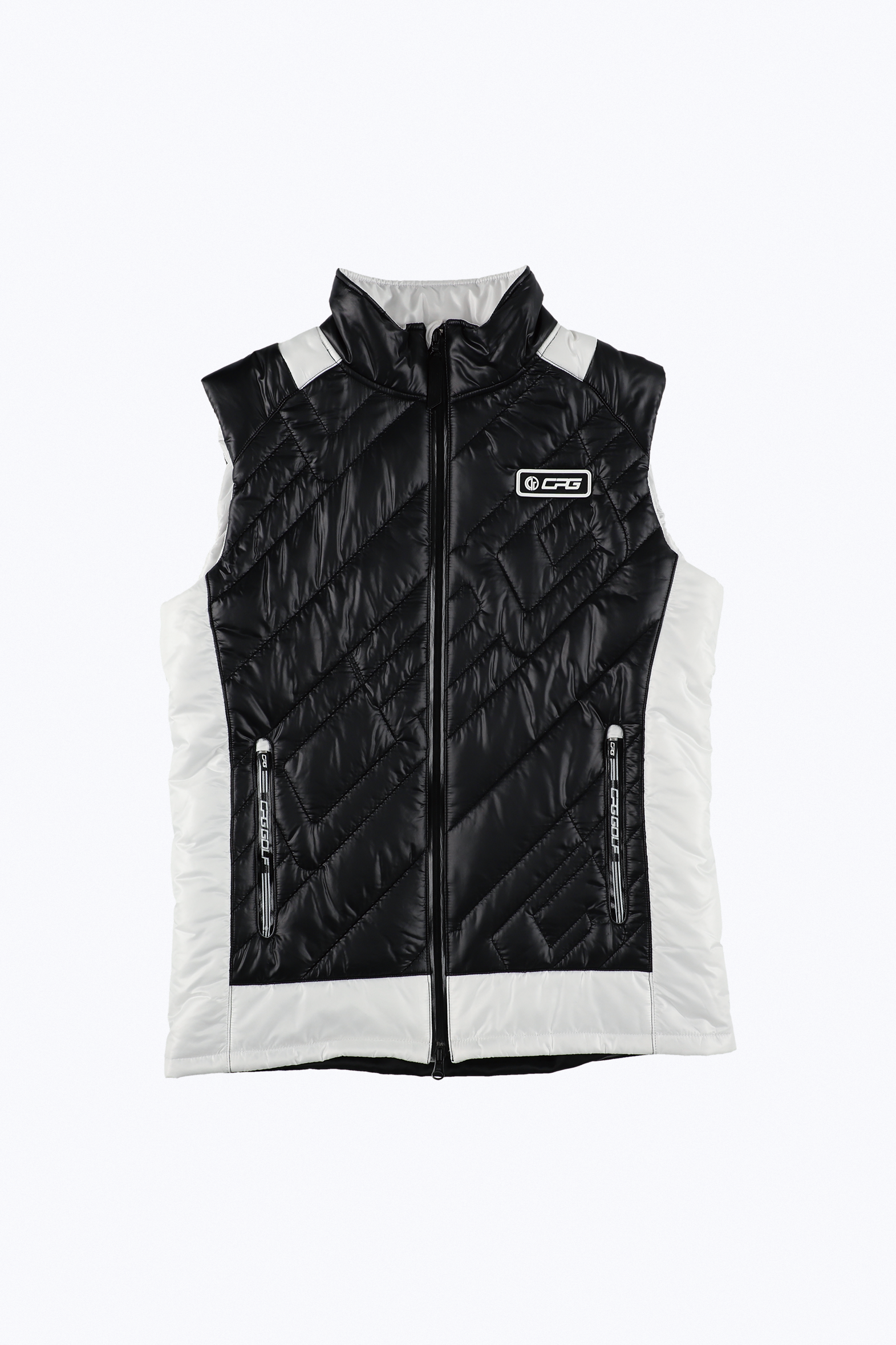 【Sample】ハイネッククリップロゴベスト | MEN