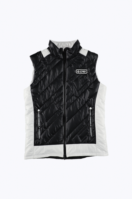 【Sample】ハイネッククリップロゴベスト | MEN