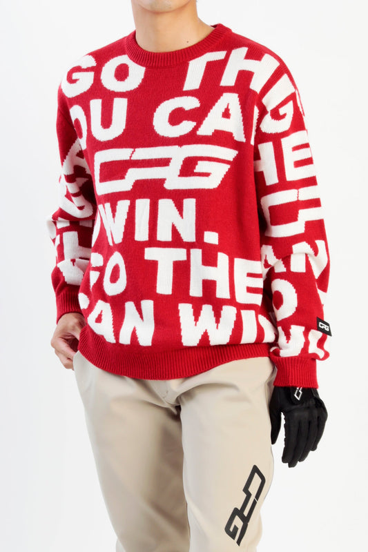 【Sample】Message graphical knit | MEN | MEN