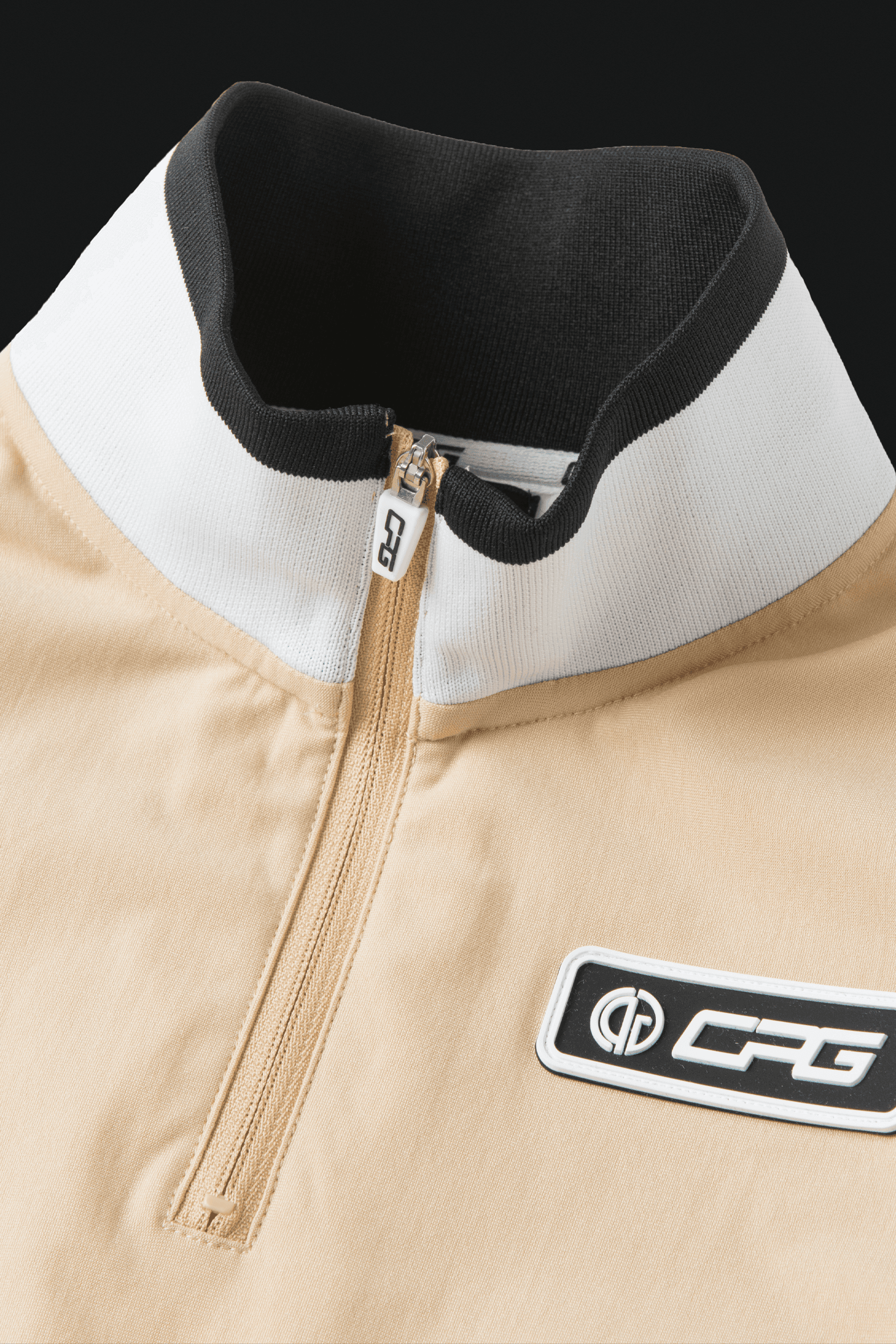 【Sample】ハイネックZIPラインモックネック