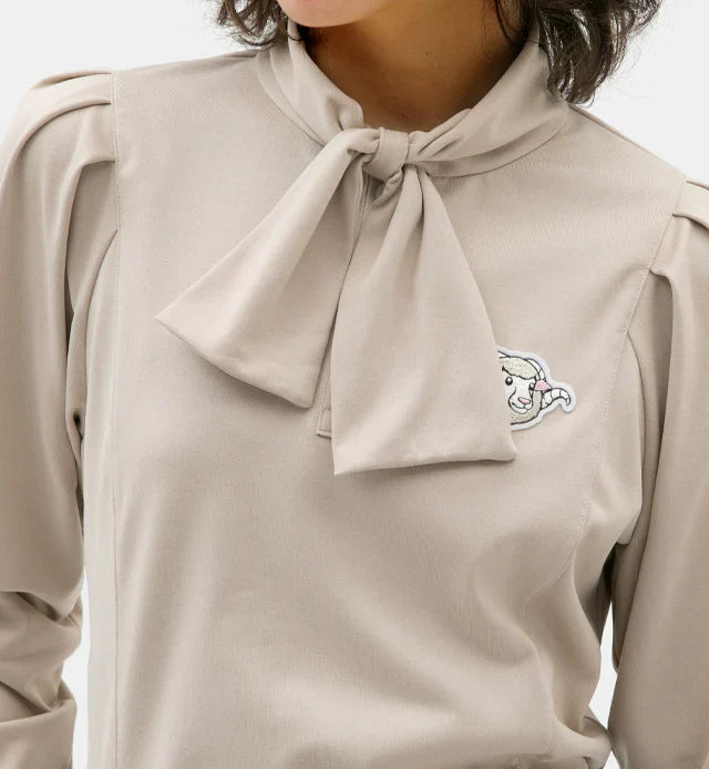 袖タックボウタイシャツ -sample-