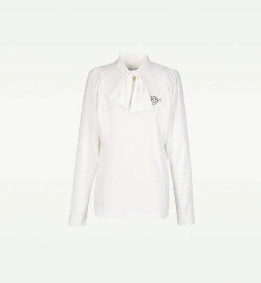 【Sample】袖タックボウタイシャツ