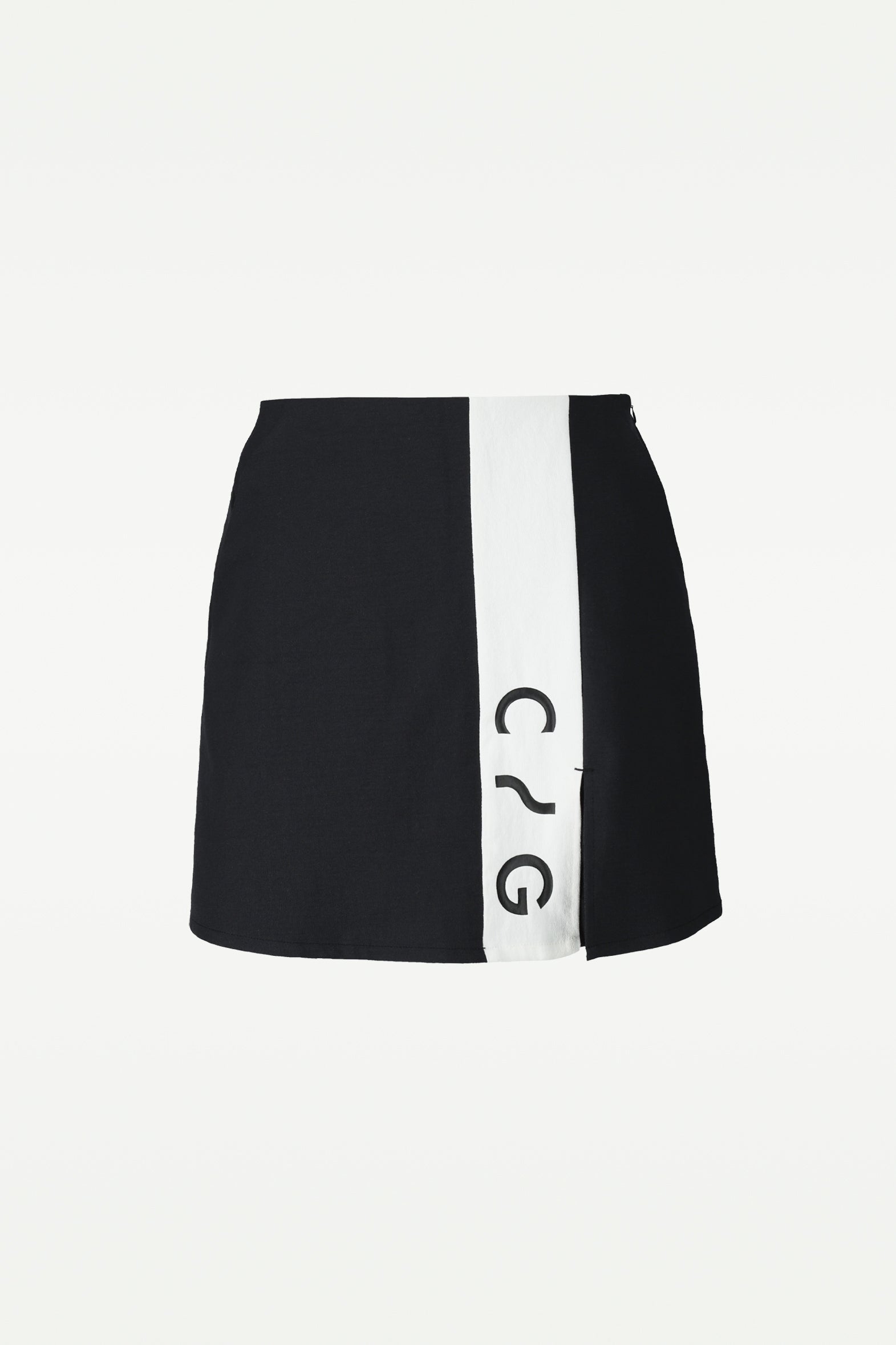 【Sample】麻混ライン切り替えスコート