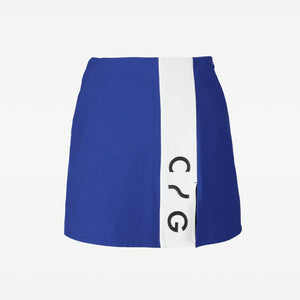 【Sample】麻混ライン切り替えスコート