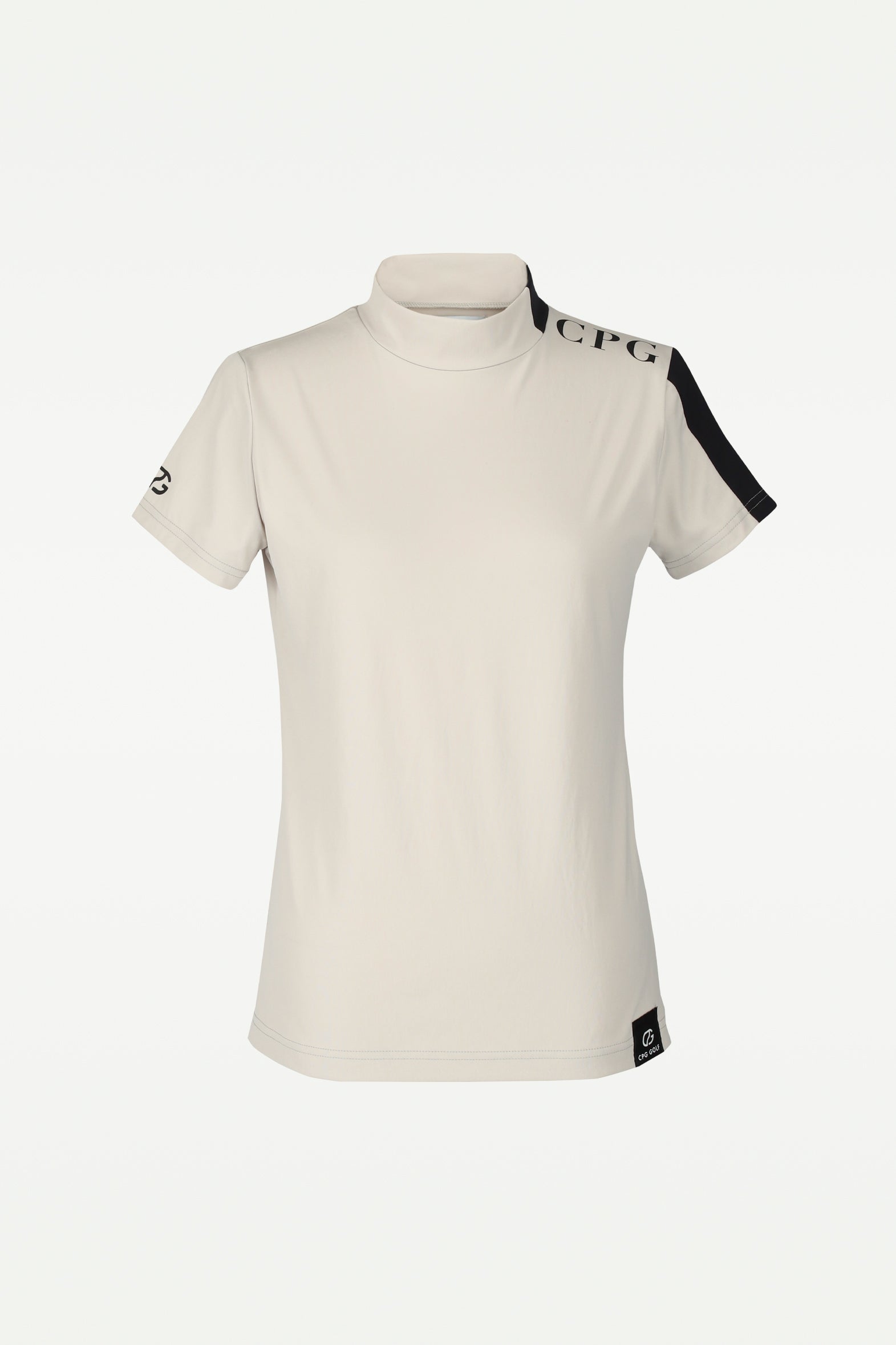 【Sample】スタンドネックワンサイド切り替えラインSS