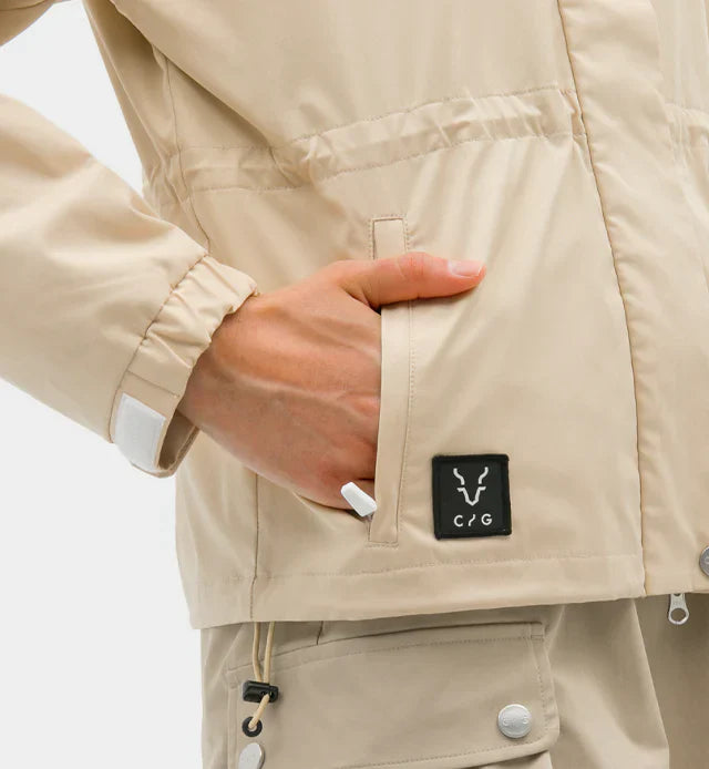 ストレッチ撥水防風透湿フーディープルオーバー -sample-