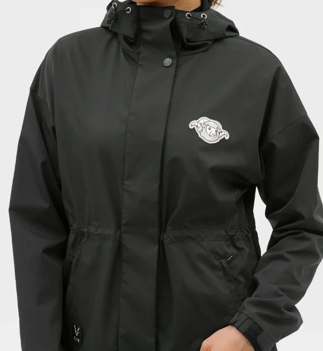 ストレッチ撥水防風透湿フーディープルオーバー -sample-