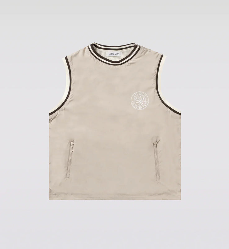 【new arrival】BACK LOGO VEST-SAMPLE-