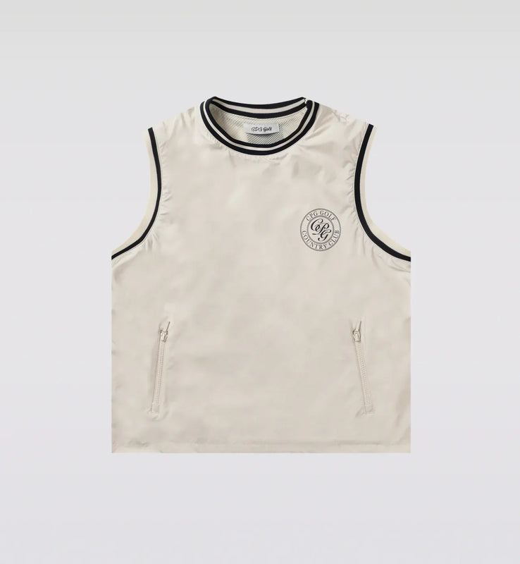 【new arrival】BACK LOGO VEST-SAMPLE-