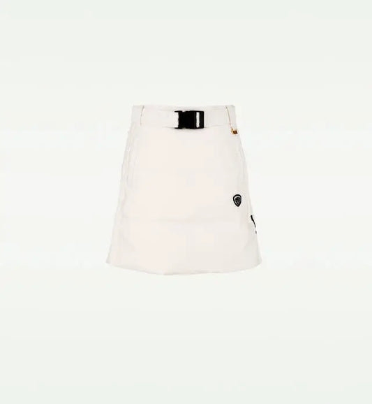 【new arrival】共地ベルト付きダウンスカート脇ニット-SAMPLE-