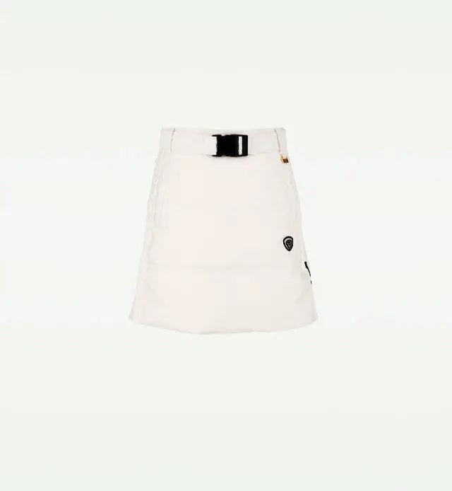 【Sample】共地ベルト付きダウンスカート脇ニット