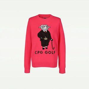 【new arrival】羊グラフィックインターシャニットPO-SAMPLE-