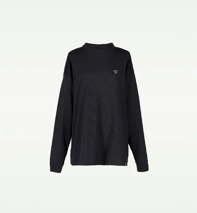 【Sample】ロゴジャガード柄モックネックLS | MEN