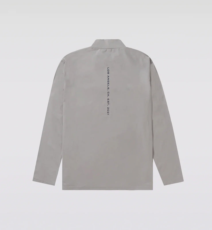 EST.PRINT MOCK NECK LS | MEN