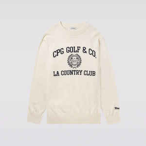 【new arrival】PULL OVER LOGO INTARSIA | MEN-SAMPLE-