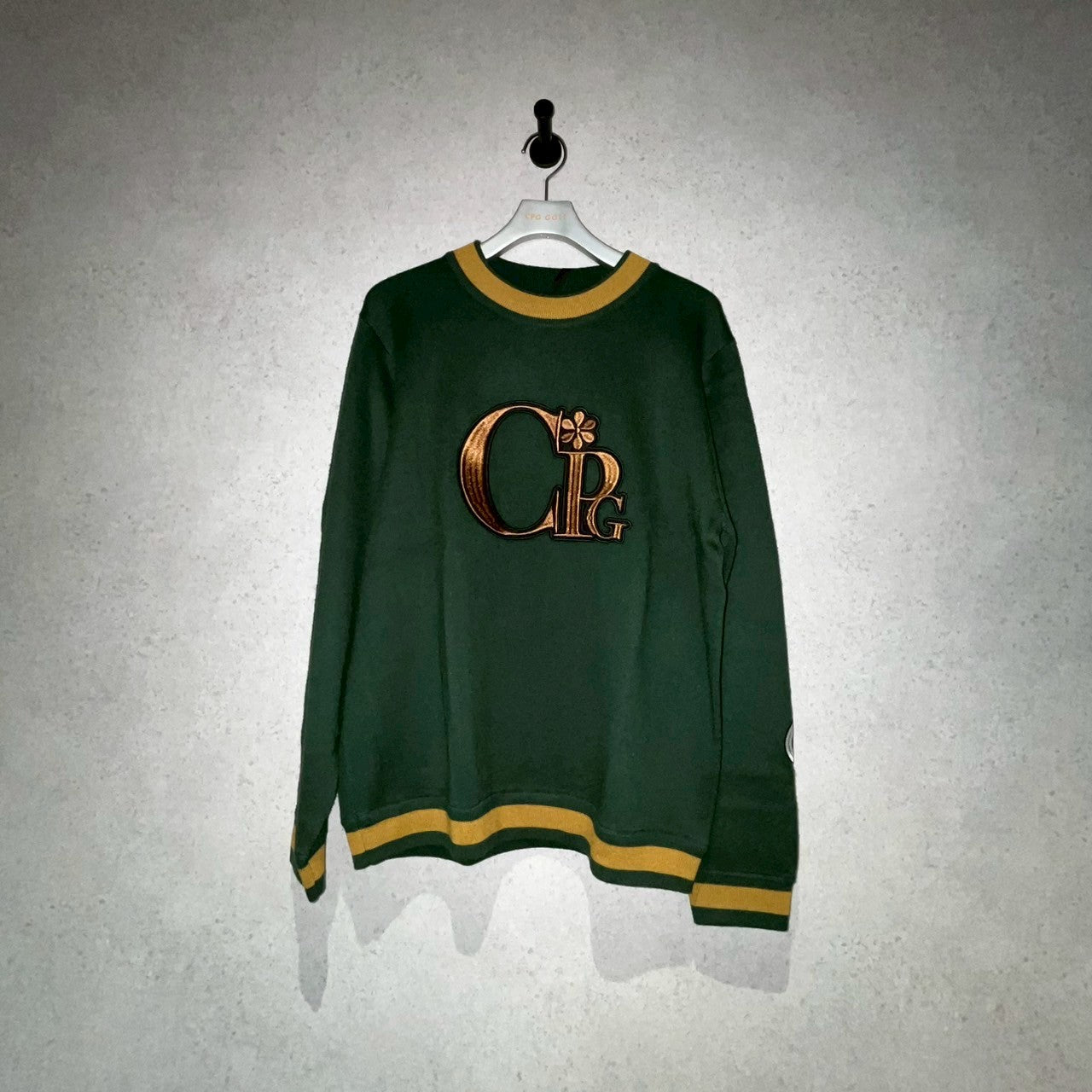 【Sample】フラワーロゴラインセーター | MEN