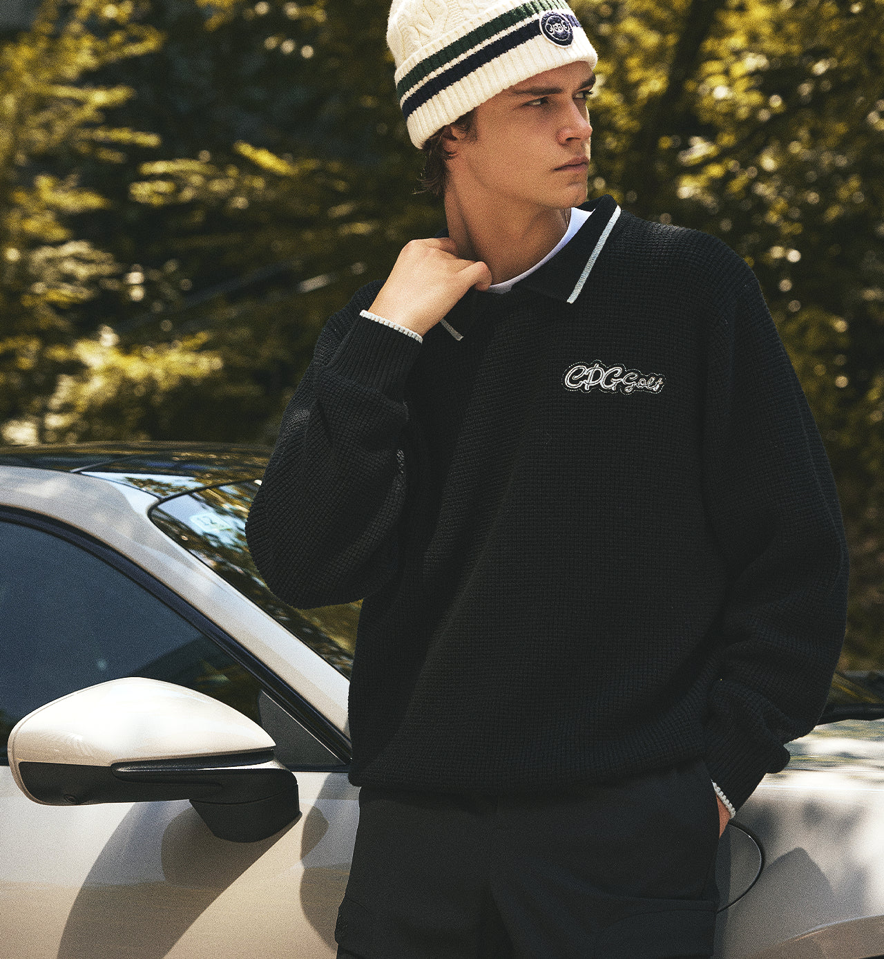 POLO KNIT PULLOVER | MEN -sample-