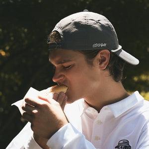 C LOGO NYLON TWILL CAP