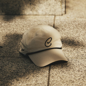C LOGO NYLON TWILL CAP