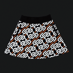 【9월 9일 이후 출하】 CHAIN ​​LOGO GRAPHICAL SKIRT(체인 로고 그래픽 스커트)