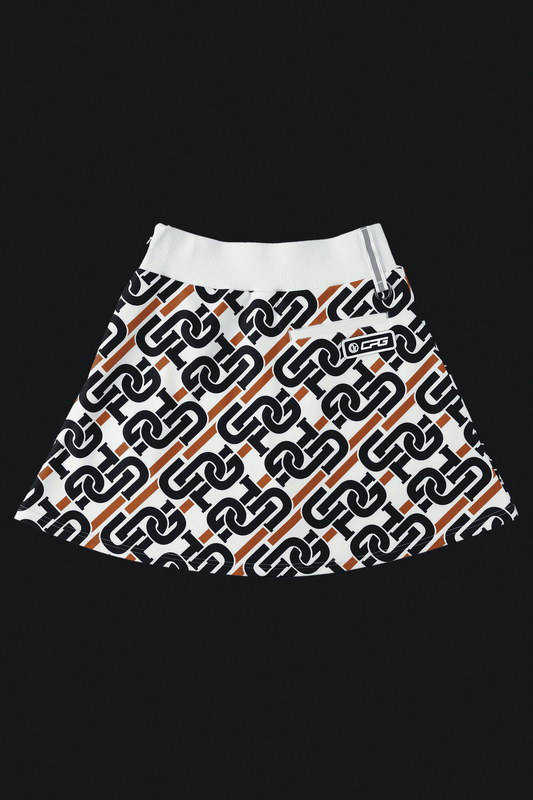CHAIN LOGO GRAPHICAL SKIRT(チェーンロゴグラフィカルスカート)