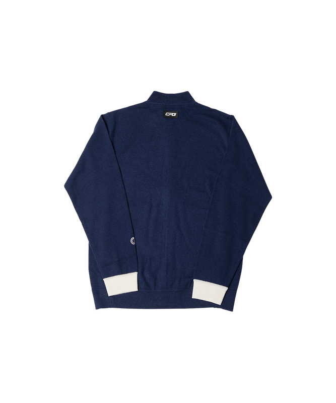 Full Zipup Logo Motif Knit Blouzon（ロゴモチーフ ニットブルゾン） | MENS