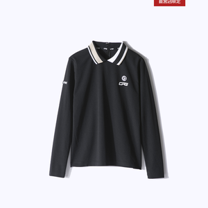 【9월 9일 이후 출하】 Dry type rib collar long sleeve shirt(드라이 타입 리브 옷깃 롱 슬리브 셔츠)