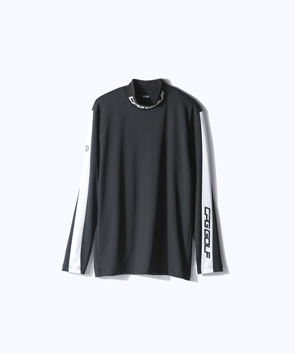 Bear smooth high neck shirt（ベアスムースハイネックシャツ）