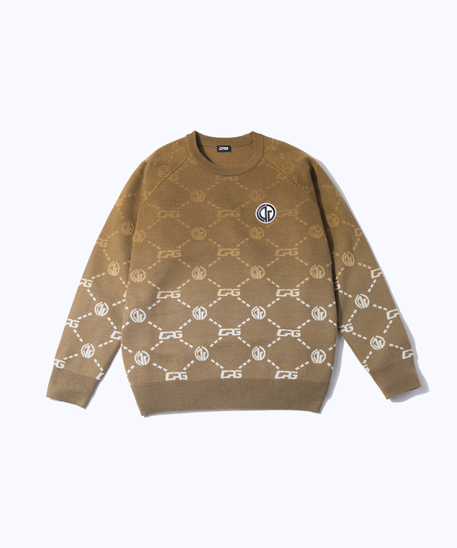 gradient logo sweater（グラデションロゴセーター）