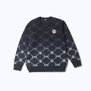 【9월 9일 이후 출하】 gradient logo sweater(그라데이션 로고 스웨터)