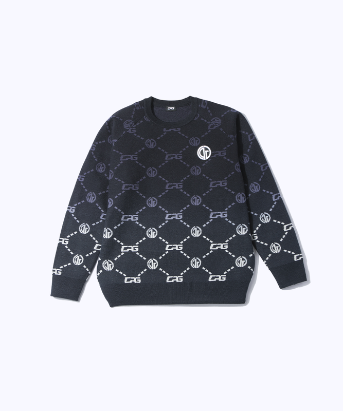 【9월 9일 이후 출하】 gradient logo sweater(그라데이션 로고 스웨터)