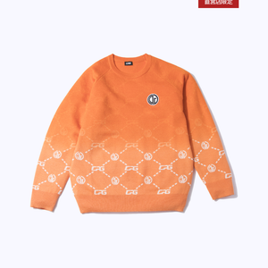 【9월 9일 이후 출하】 gradient logo sweater(그라데이션 로고 스웨터)