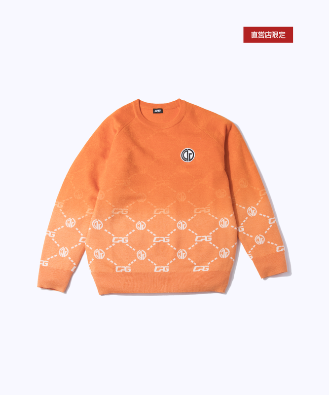 gradient logo sweater（グラデションロゴセーター）