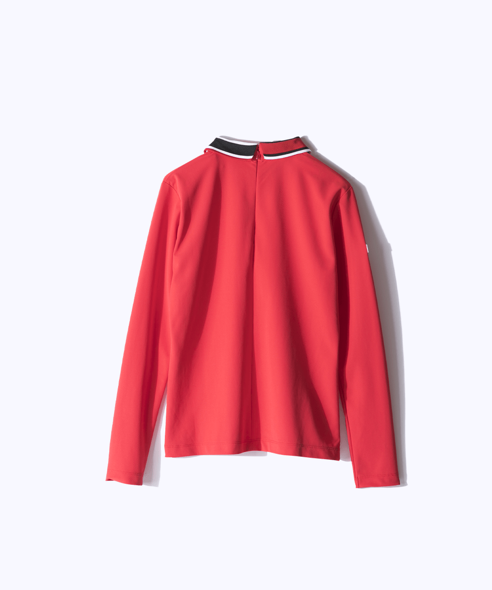 Dry type rib collar long sleeve shirt（ドライタイプリブ衿ロングスリーブシャツ）