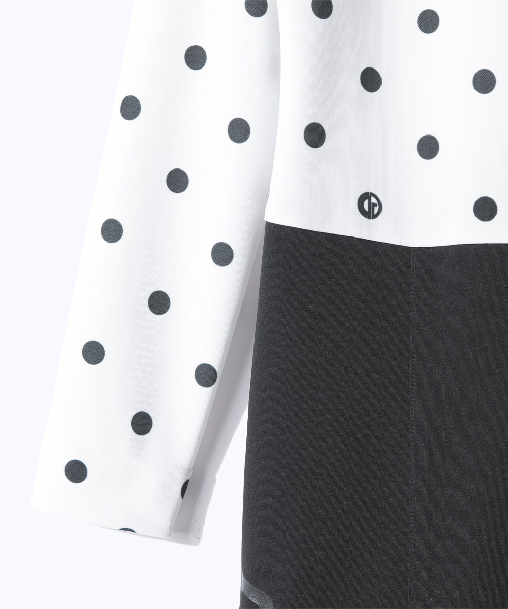 【9月9日以降出荷】 dot print dress（ドットプリントワンピース）