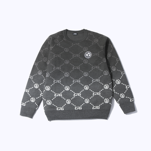 【9월 9일 이후 출하】 gradient logo sweater(그라데이션 로고 스웨터)