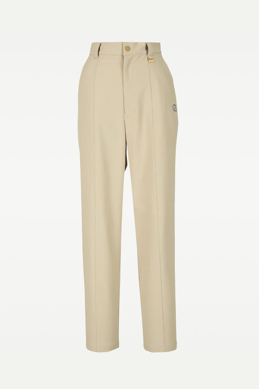 2WAYストレッチセンタープレスパンツ ベージュ CPGゴルフ レディース パンツ ゴルフウェア