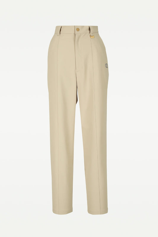 2WAYストレッチセンタープレスパンツ ベージュ CPGゴルフ レディース パンツ ゴルフウェア