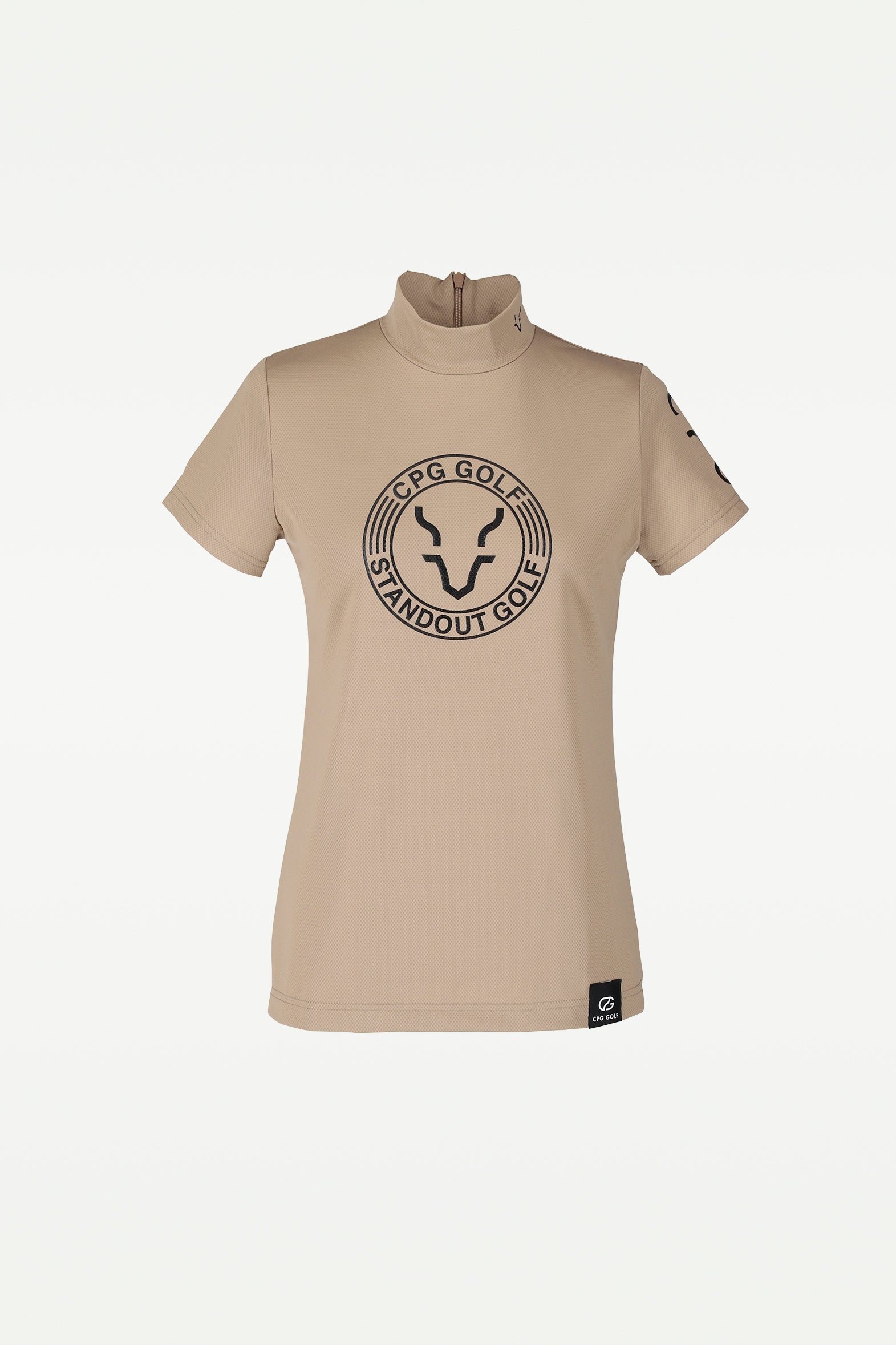 ロゴプリントモックネックSS-SAMPLE-