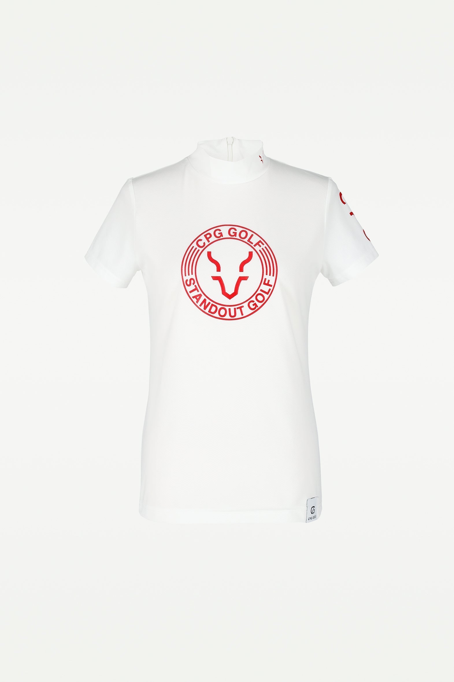 ロゴプリントモックネックSS-SAMPLE-