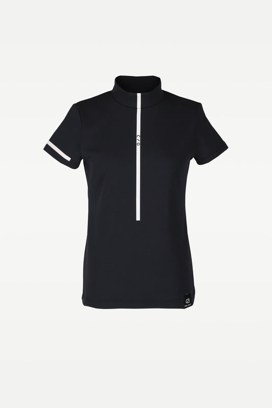 フロントラインモックネックショートスリーブ  CPGゴルフ レディース Tシャツ 半袖 ゴルフウェア